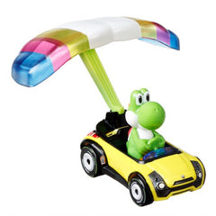 Hot Wheels Mario Kart Yoshi Sports Coupe And Parafoil Img 1 - Toyworld