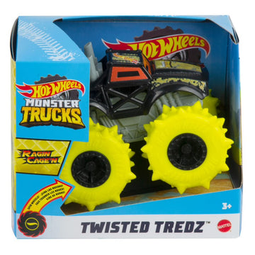 Hot Wheels Monster Trucks Twisted Tredz Ragin Cage'n - Toyworld