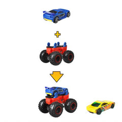 Hot Wheels Monster Trucks Monster Maker Blue And Yellow Img 1 - Toyworld