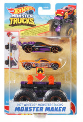 Hot Wheels Monster Trucks Monster Maker Orange And Purple - Toyworld