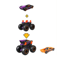 Hot Wheels Monster Trucks Monster Maker Orange And Purple Img 1 - Toyworld