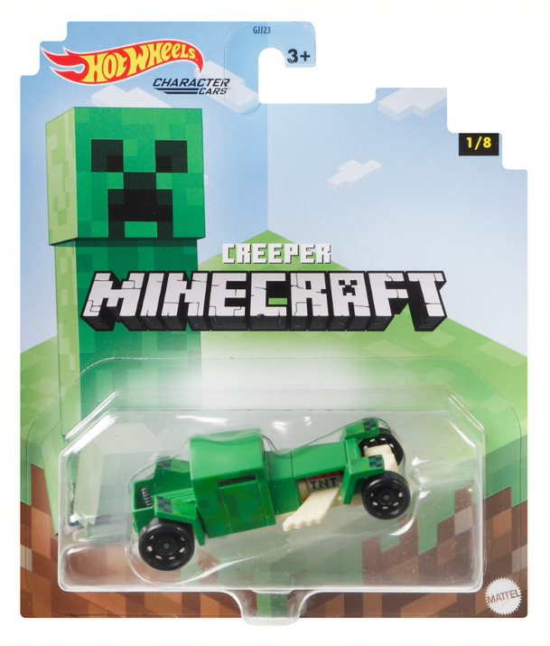 Hot Wheels Minecraft Cars Creeper - Toyworld