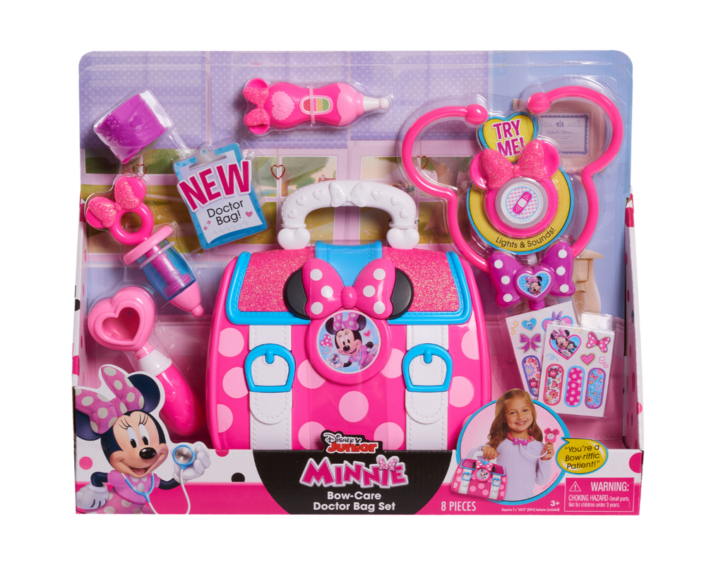 Disney Minnies Bow Care Doctor Bag Set | Toyworld