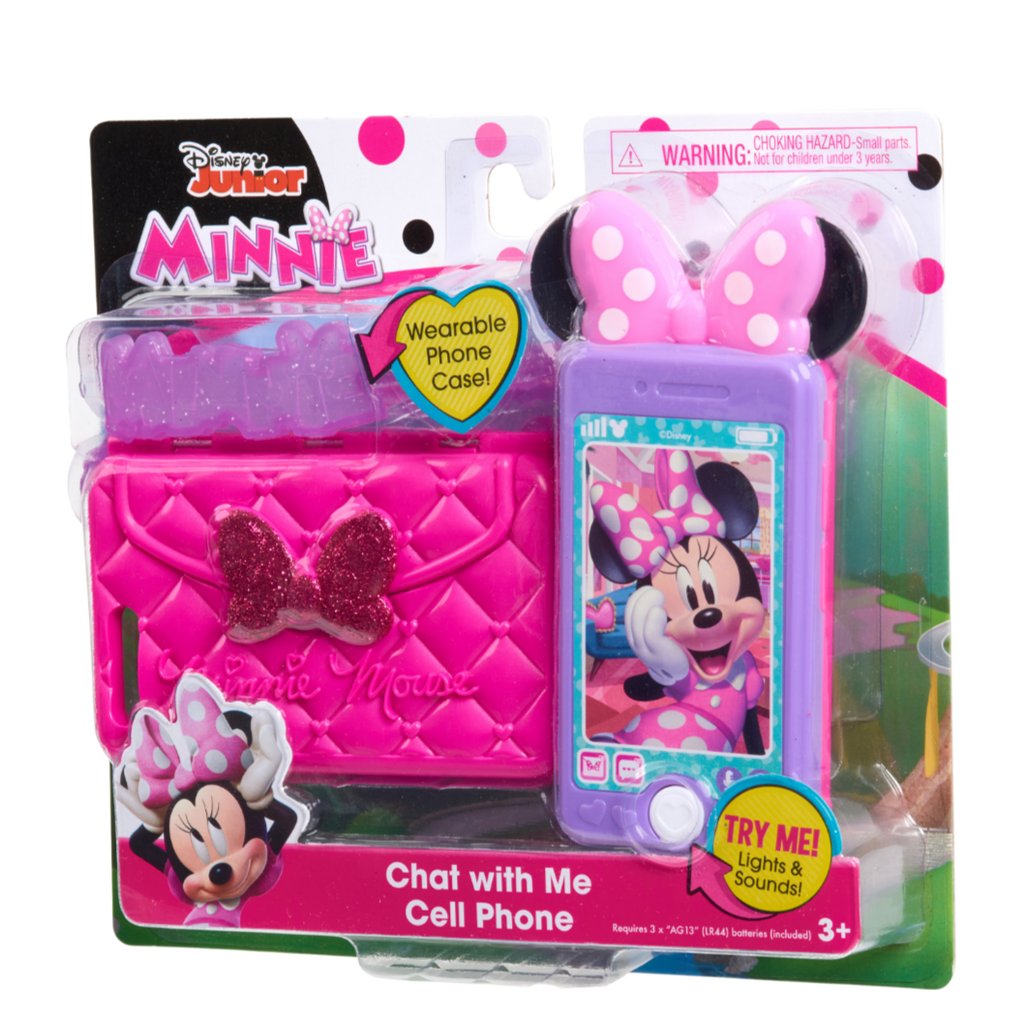 Disney Minnie Chat With Me Cell Phone Set | Toyworld