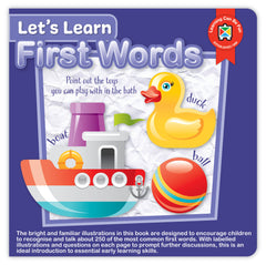 Lets Learn Book First Words - Toyworld