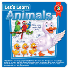 Lets Learn Book Animals - Toyworld