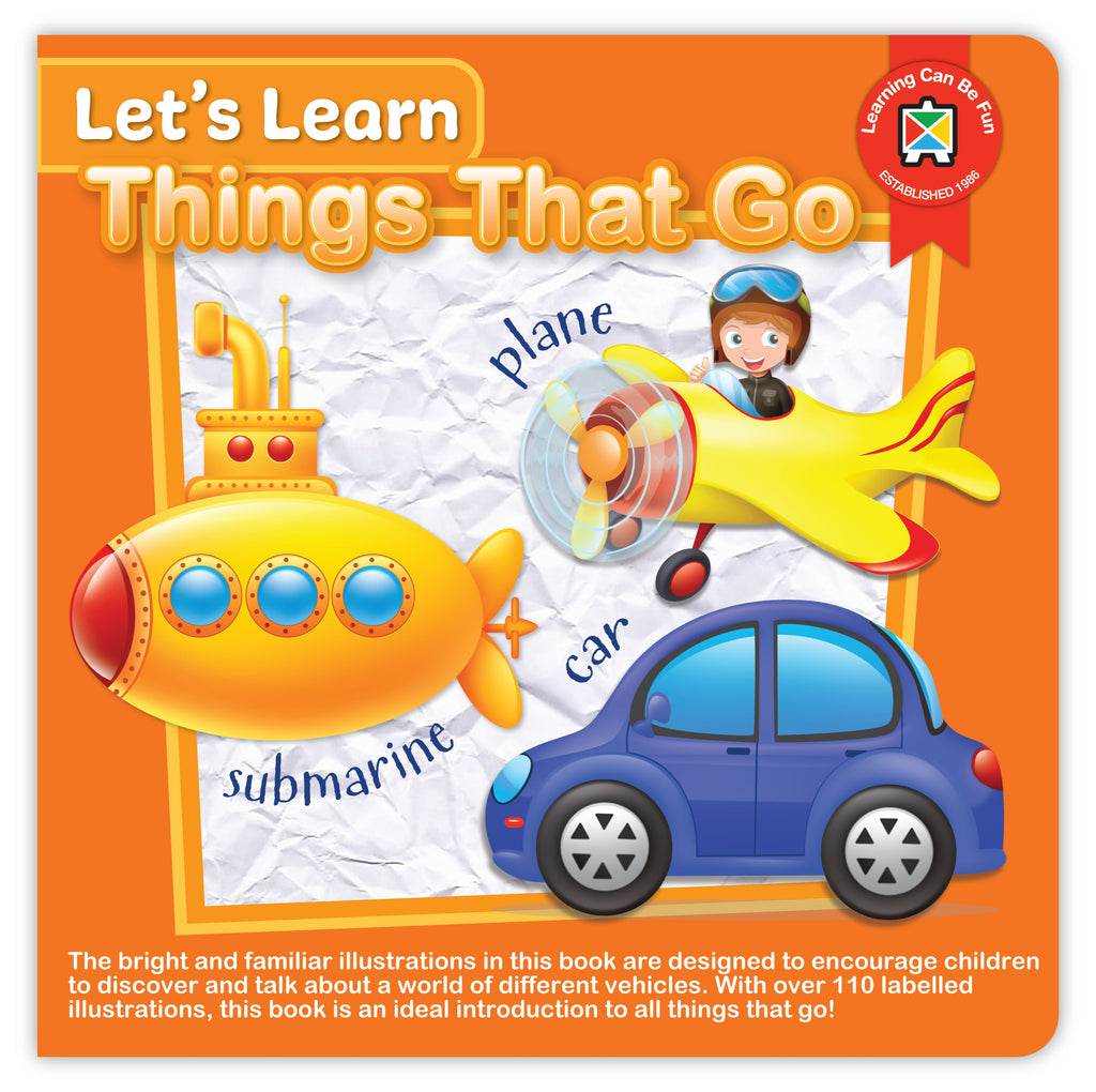 Lets Learn Book Things That Go - Toyworld