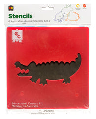 Ec Stencils Aust Animals - Toyworld