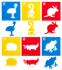 Ec Stencils Aust Animals Img 1 - Toyworld