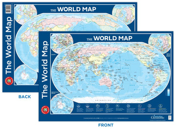 The World Map Double Sided Poster - Toyworld