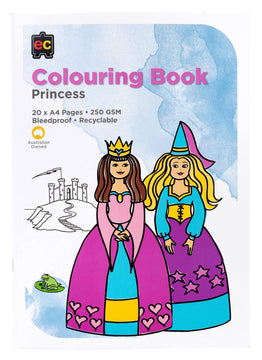 Ec Colouring Book Princess - Toyworld