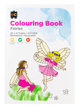 Ec Colouring Book Fairies - Toyworld