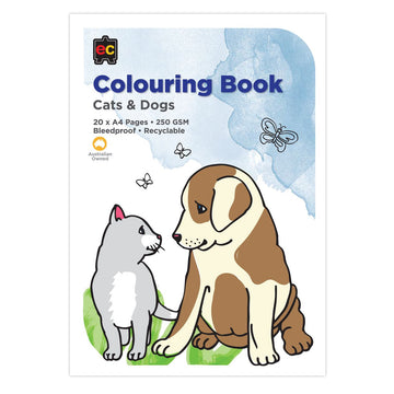 Ec Colouring Book Cats & Dogs - Toyworld