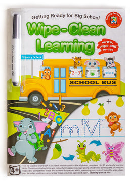 Wipe Clean Learning Getting Ready For Big School - Toyworld