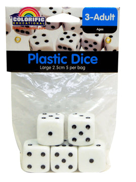 Plastic Dice Large - Toyworld