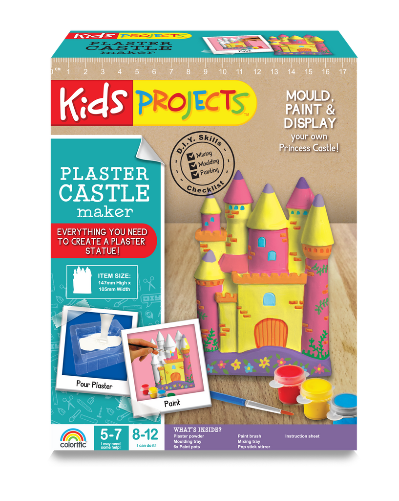 Kids Projects Paint A Princess Castle - Toyworld