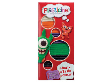 Plasticine Basix Assorted Colors - Toyworld