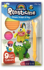 Plasticine Fluro Img 1 - Toyworld