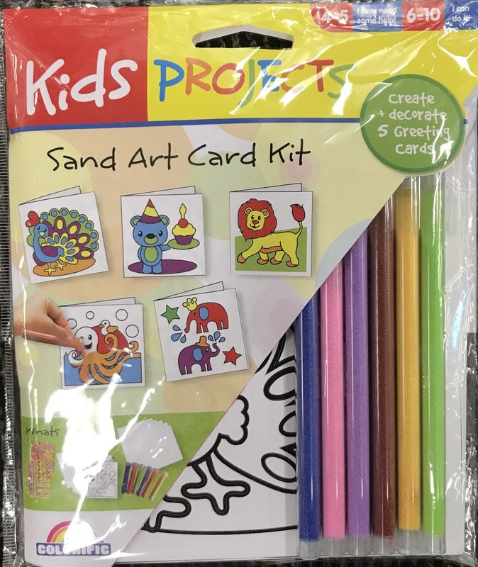 Kids Projects Sand Art Card Kit - Toyworld