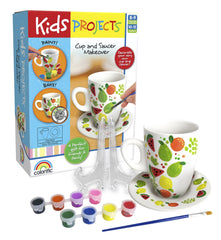 Kids Projects Cup & Saucer Makeover Img 1 - Toyworld