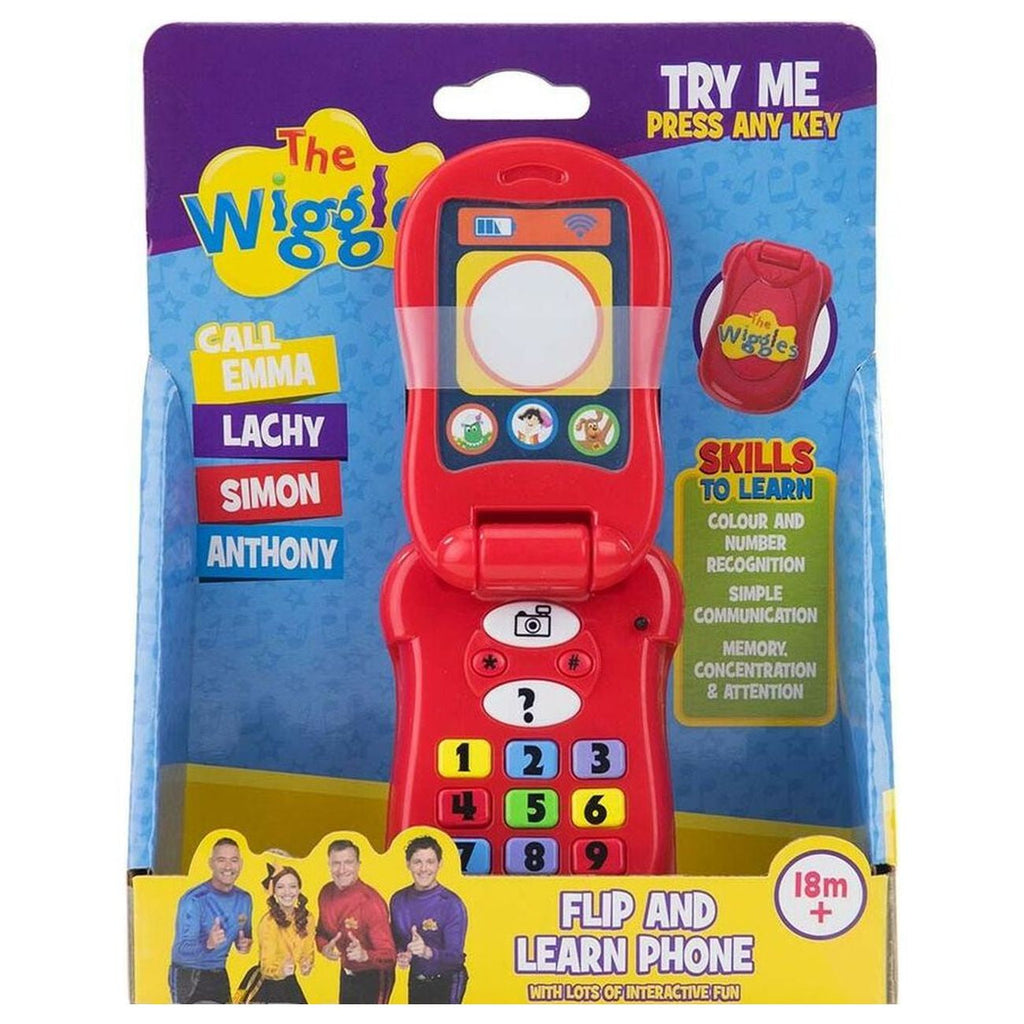 The Wiggles Flip & Learn Phone - Toyworld