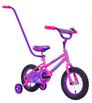 Hyper Buttercup Girls Bmx Bike With Parent Handle - Toyworld