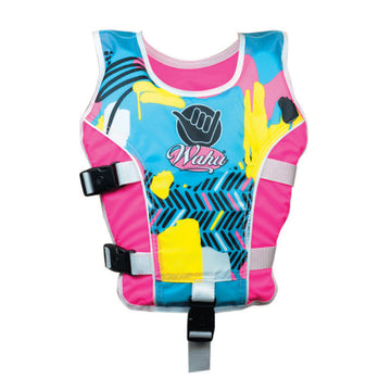 Wahu Swim Vest Child Large 25 50Kg Pink & Yellow - Toyworld