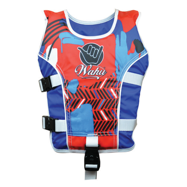 Wahu Swim Vest Child Medium Red & Blue - Toyworld