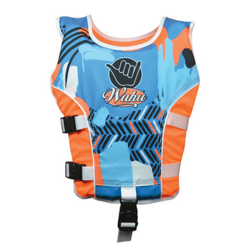 Wahu Swim Vest Child Medium Orange & Blue - Toyworld