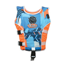 Wahu Swim Vest Child Large 25 50Kg Orange & Blue - Toyworld