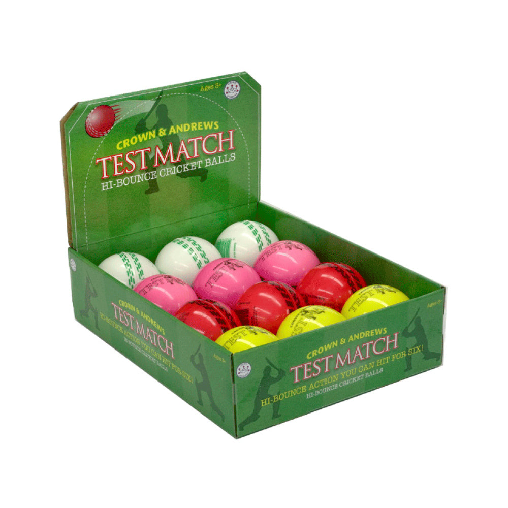 Test Match High Bounce Ball Assorted Colors - Toyworld