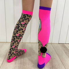 Madmia Cheeky Cheetah Socks Img 1 - Toyworld