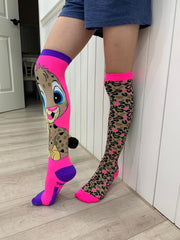 Madmia Cheeky Cheetah Socks Img 2 - Toyworld