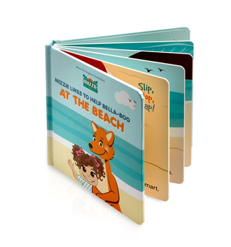 Mizzie The Kangaroo At The Beach Touch And Feel Book - Toyworld