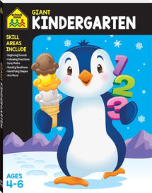 SCHOOL ZONE GIANT KINDERGARTEN WORKBOOK