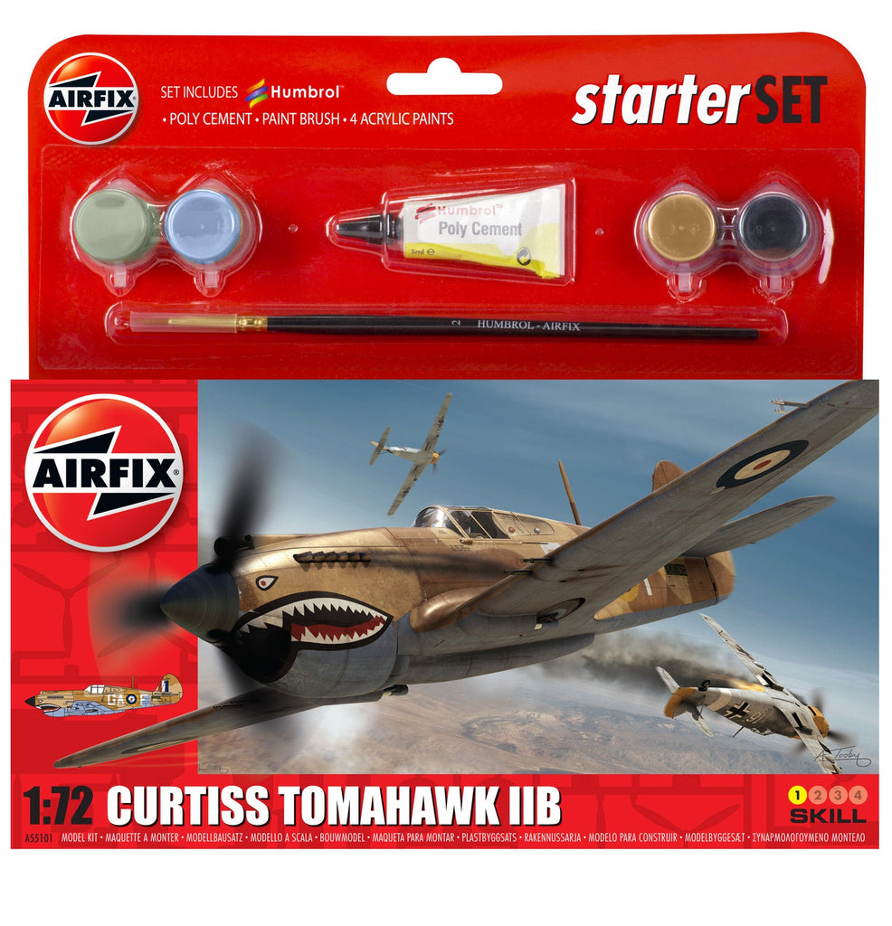 AIRFIX CURTISS TOMAHAWK IIB STARTER KIT