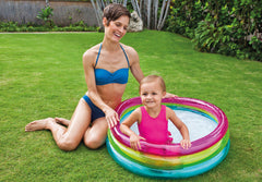 Intex Rainbow Baby Pool Img 1 - Toyworld