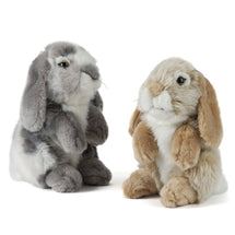 Living Nature Sitting Lop Eared Rabbit Brown - Toyworld