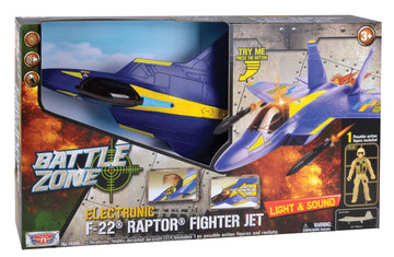 Motor Max Battle Zone Electronic Raptor Fighter Jet | Toyworld