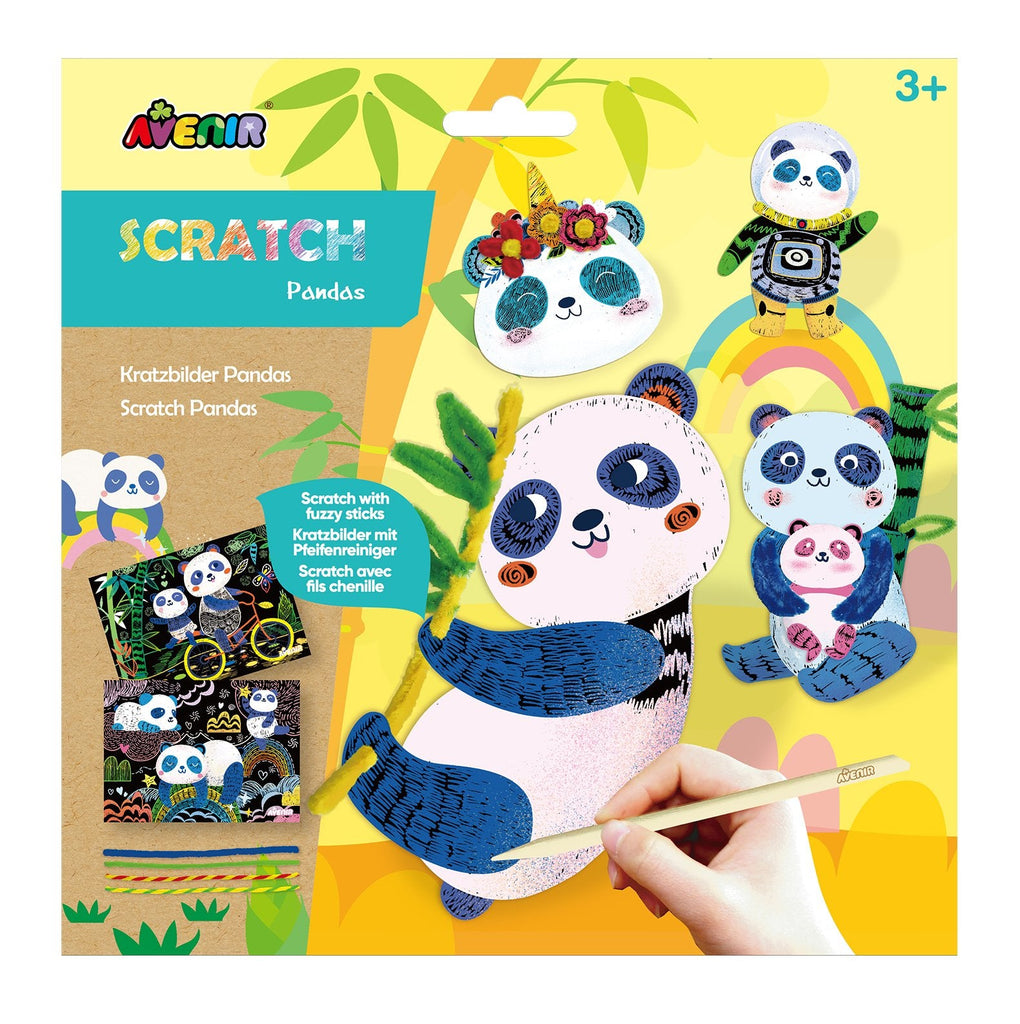 Avenir Scratch Art Pandas | Toyworld