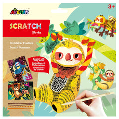 Avenir Scratch Art Sloths | Toyworld