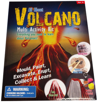 All About Volcano Activity Kit - Toyworld