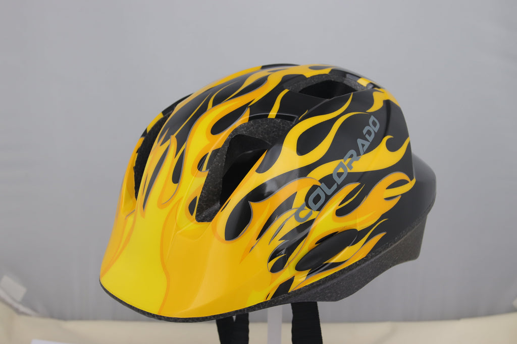 Colorado Helmet Fusion Toddler Black And Yellow - Toyworld