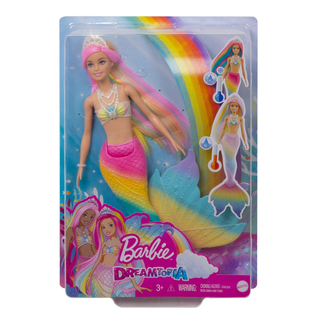 Barbie Dreamtopia Color Change Mermaid Blonde Hair | Toyworld