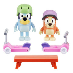 Bluey Mini Vehicles Bluey And Bingo's Scooter Fun Img 2 | Toyworld