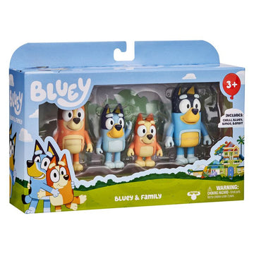 Bluey Family Figure 4 Pack - Toyworld