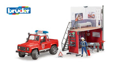 Bruder Fire Station With Jeep - Toyworld