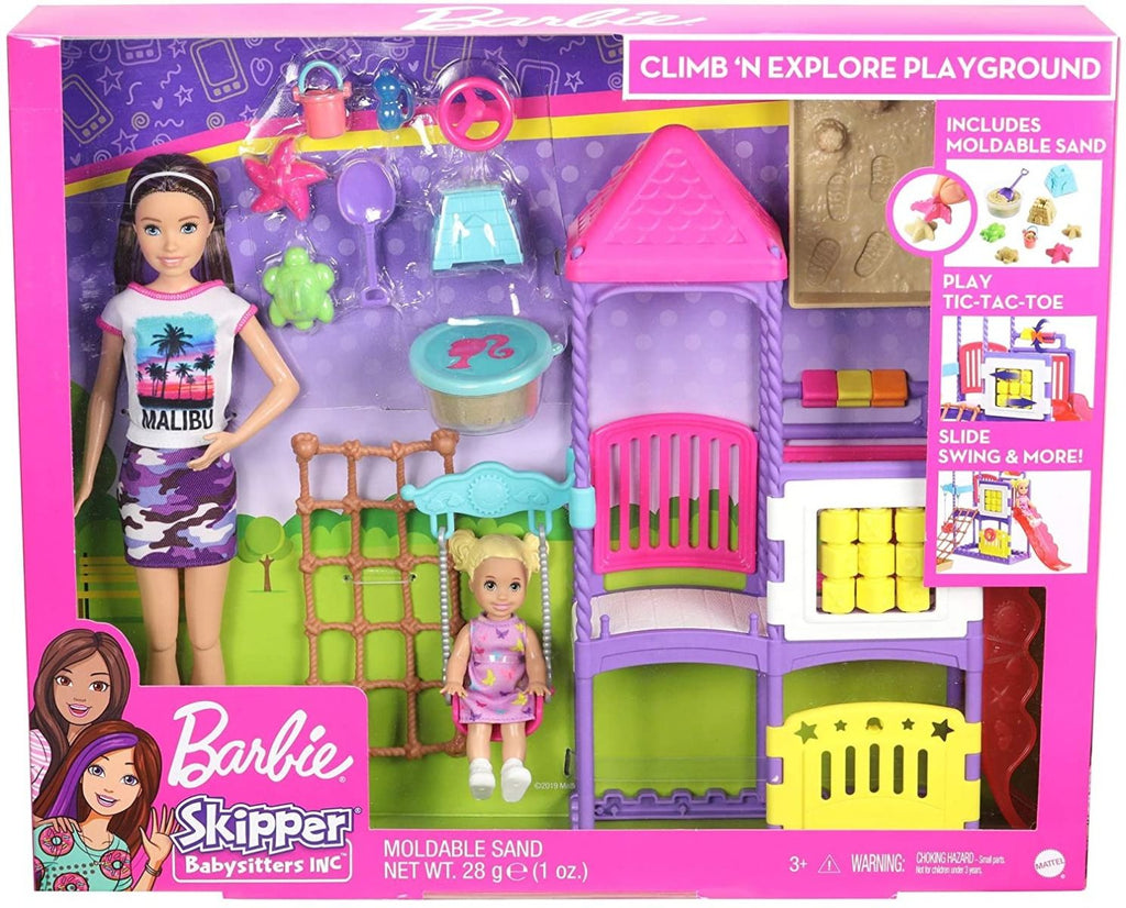 Barbie Skipper Climb & Explore Playground - Toyworld