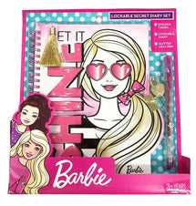 BARBIE LOCKABLE SECRET DIARY SET