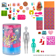 Barbie Color Reveal Slumber Party Fun Dolls & Accessories Img 3 - Toyworld